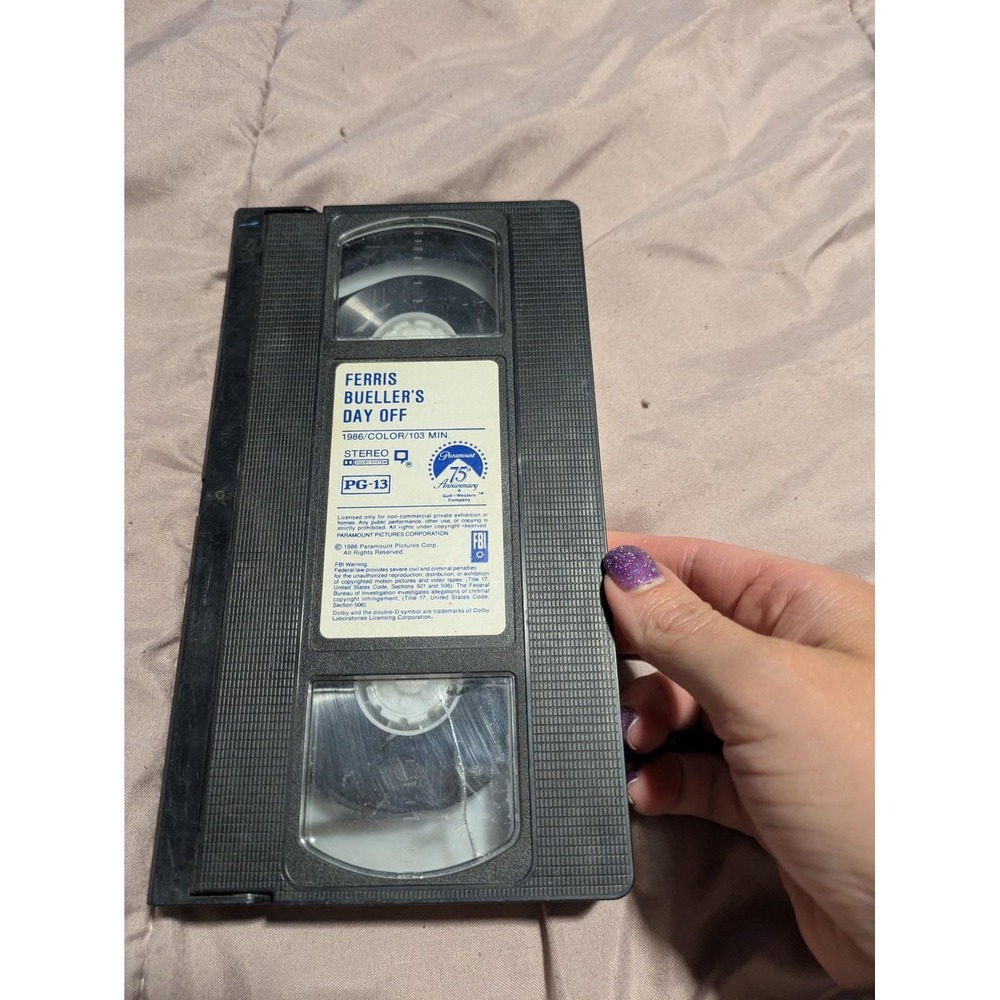 Ferris Bueller's Day Off VHS 1986 Paramount Pictures 75th Anniversary Edition